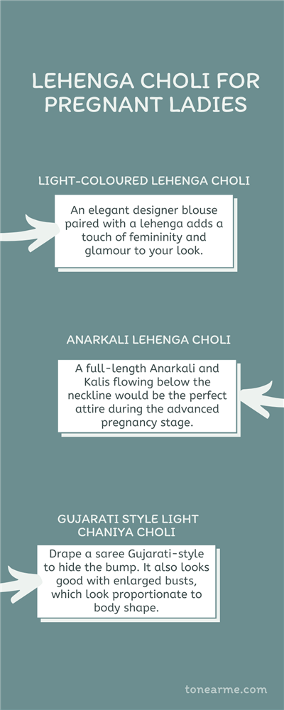 Lehenga Choli For Pregnant Ladies